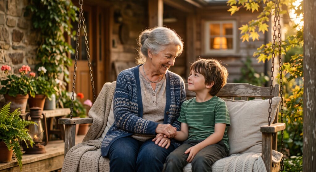 grandmother raising grandson
