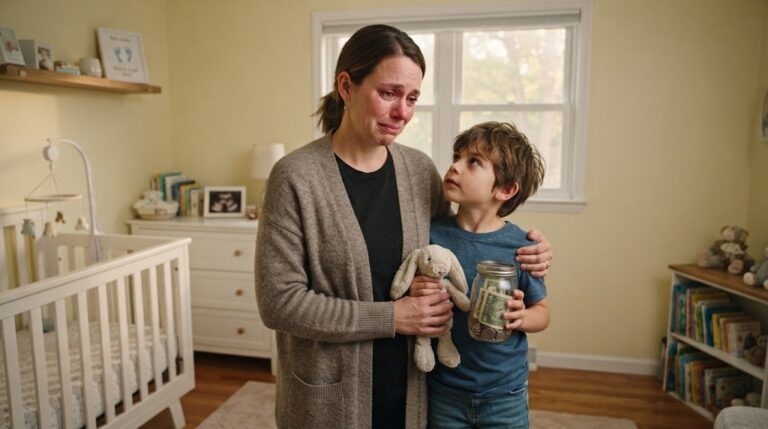 grieving mother