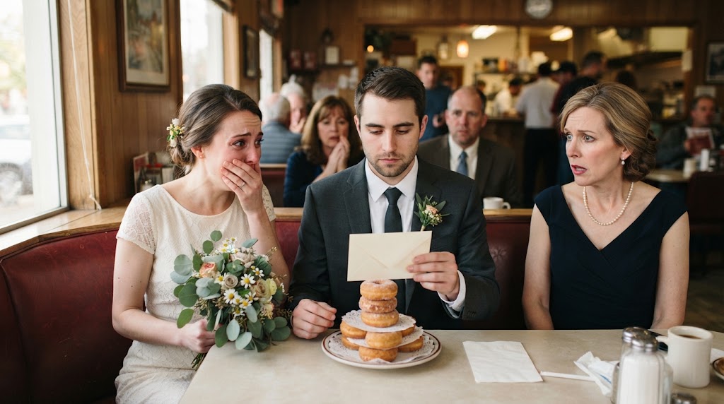 donut wedding cake
