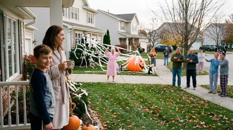 Halloween decorating contest