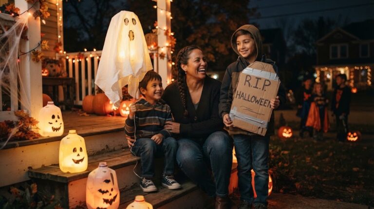 homemade Halloween decorations