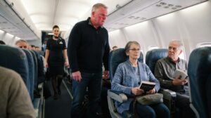 rude airplane passenger