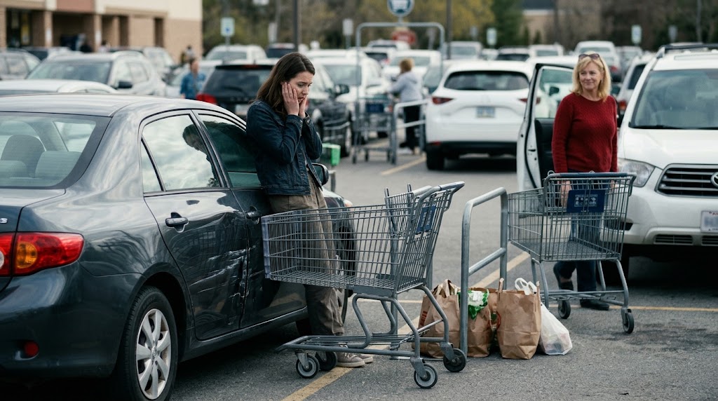 shopping cart fight
