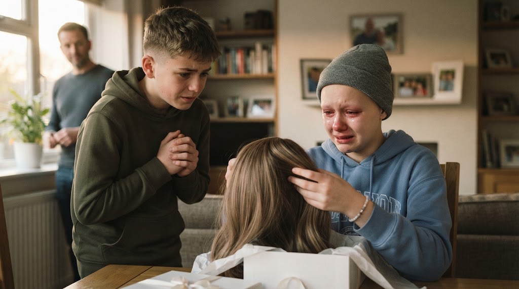 son’s hair donation
